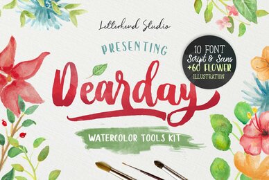 DearDay Watercolor Toolbox