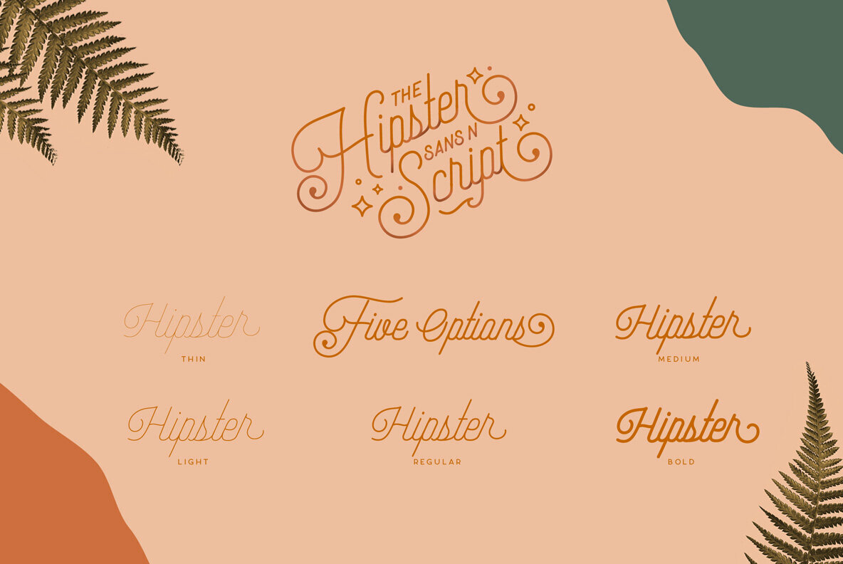 Hipster Script and Sans Hipster Script and Sans