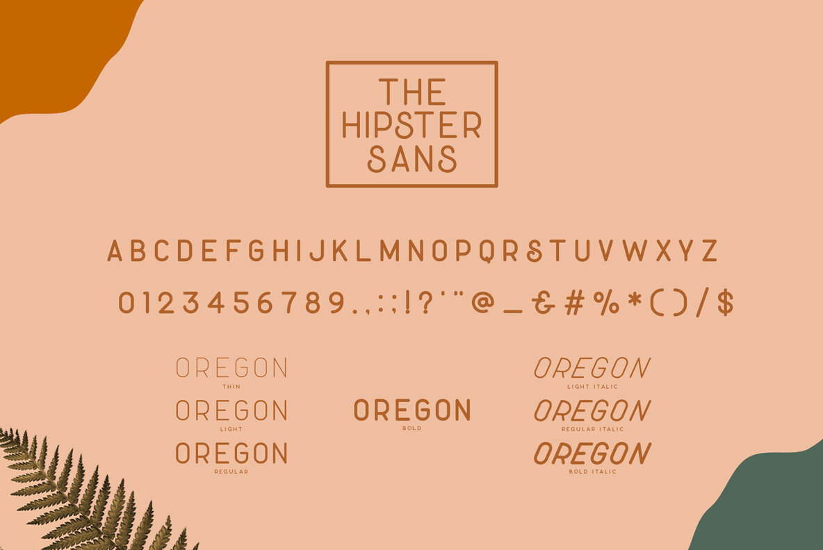 Hipster Script and Sans Hipster Script and Sans