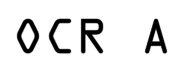 OCR A