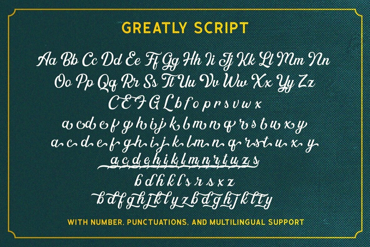 Greatly Font Duo Greatly Font Duo