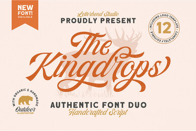 The Kingdrops Font Duo