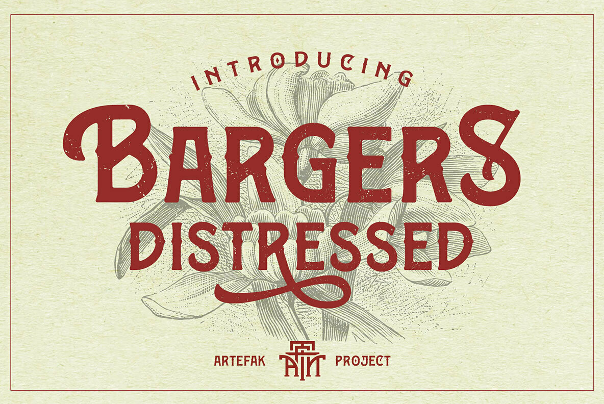 Bargers Distressed Font