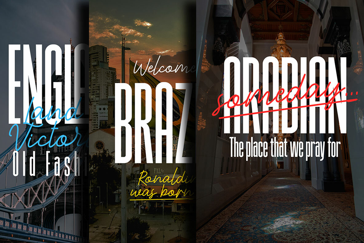 Highrush Font Duo Highrush Font Duo