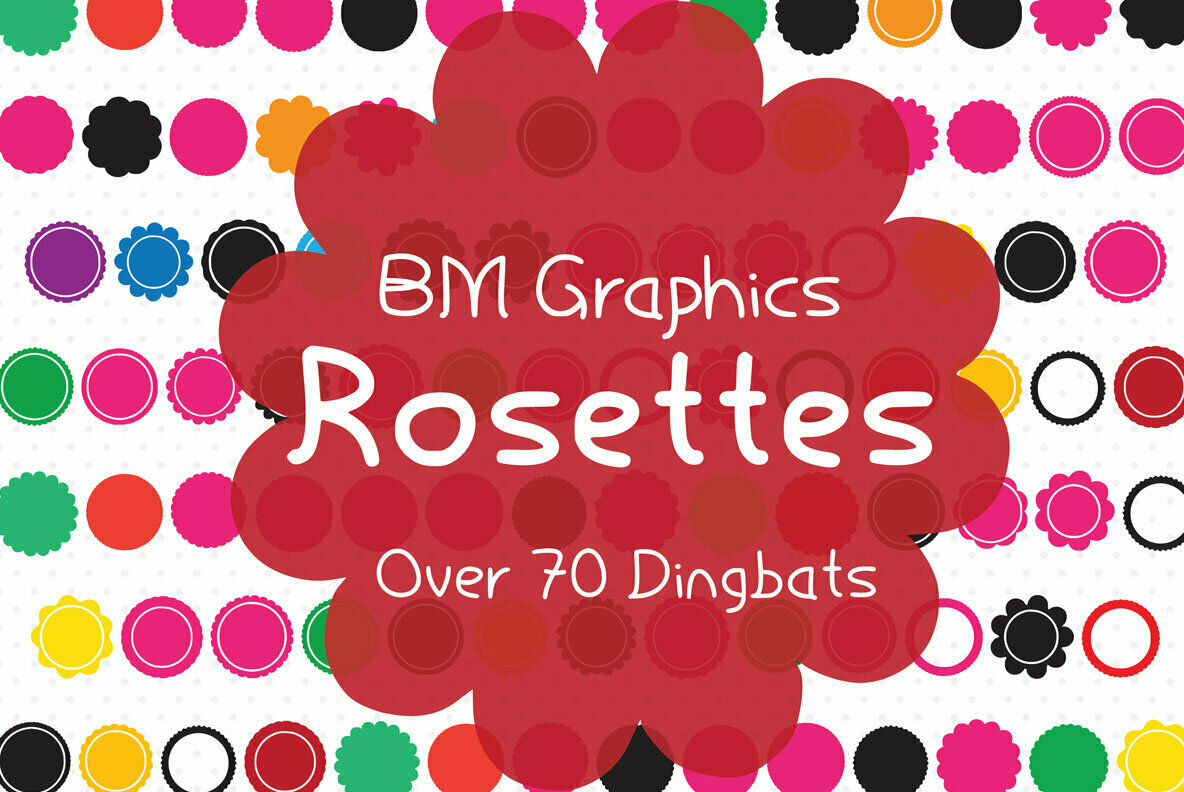 BM Graphics - Rosettes Font