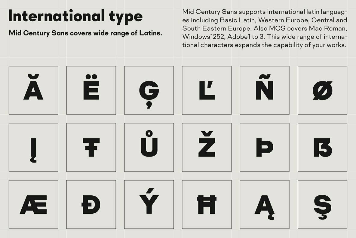 Mid Century Sans Mid Century Sans