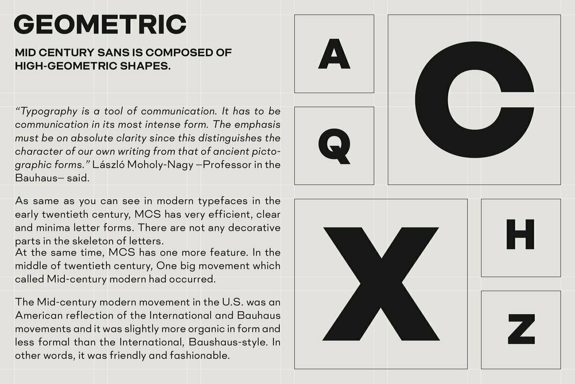 Mid Century Sans Mid Century Sans