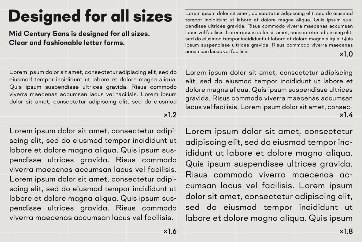 Mid Century Sans Mid Century Sans