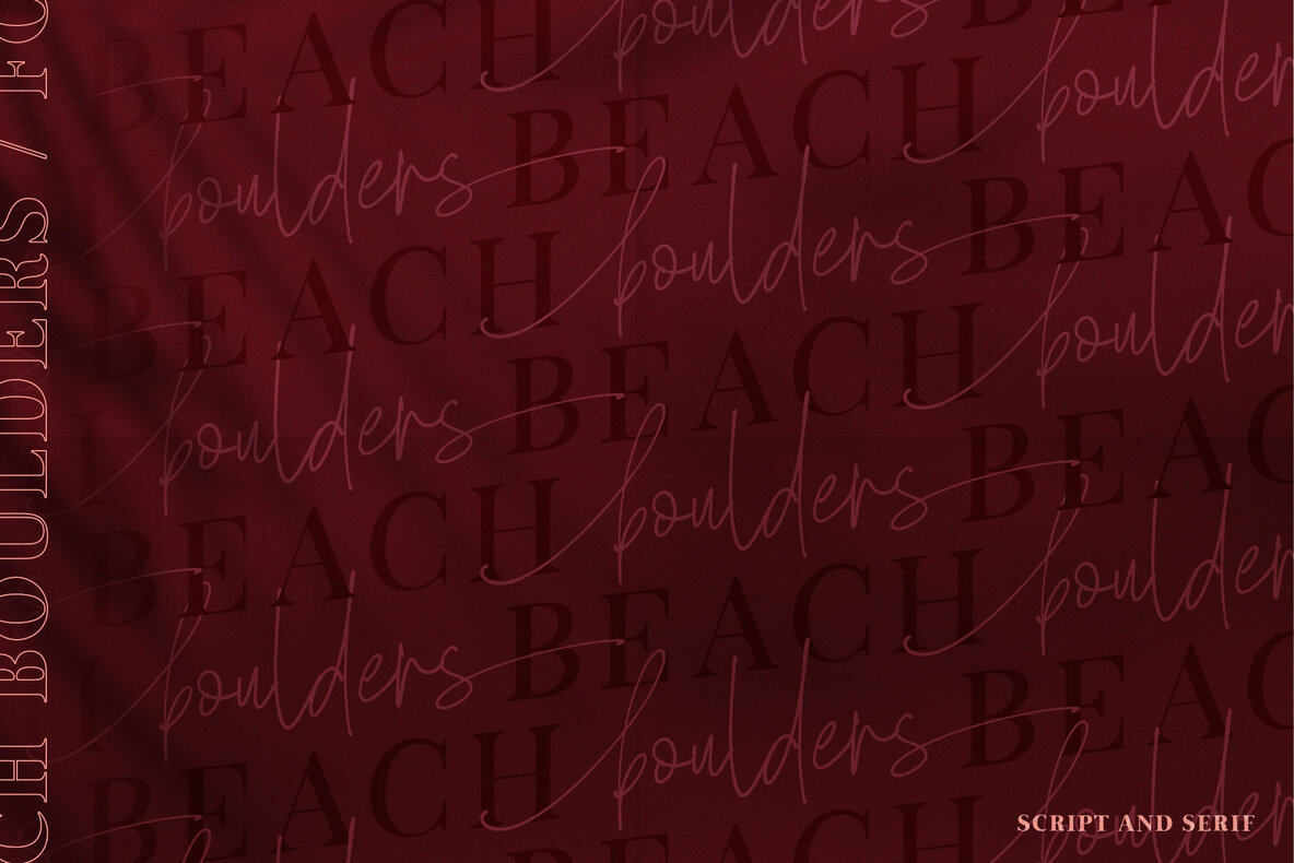 Boulders Beach Font Duo 11