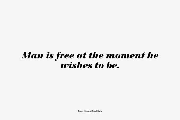 Bauer Bodoni Bauer Bodoni