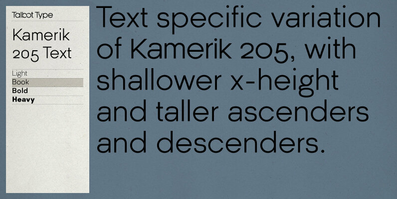 Kamerik 205 Text