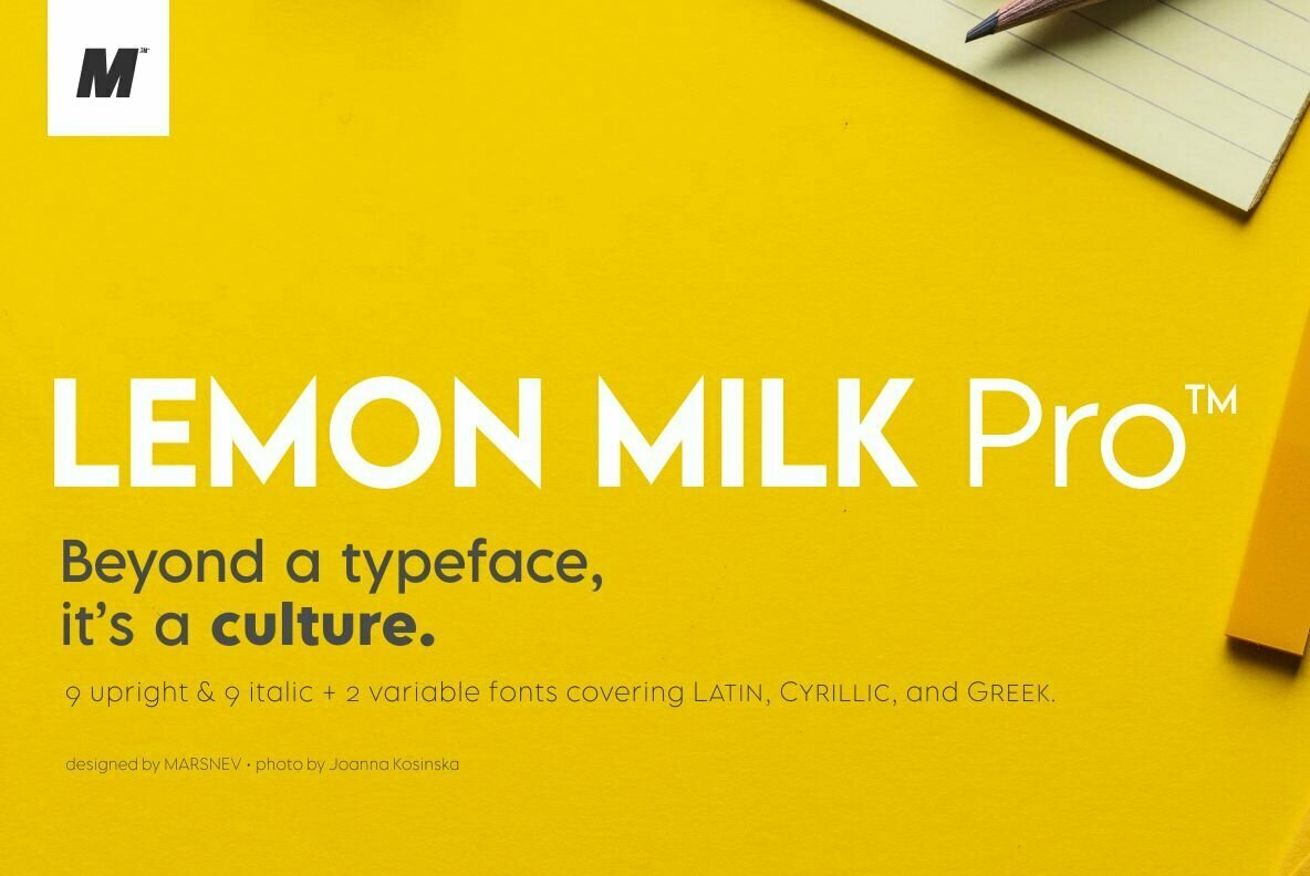 Lemon Milk Pro Font