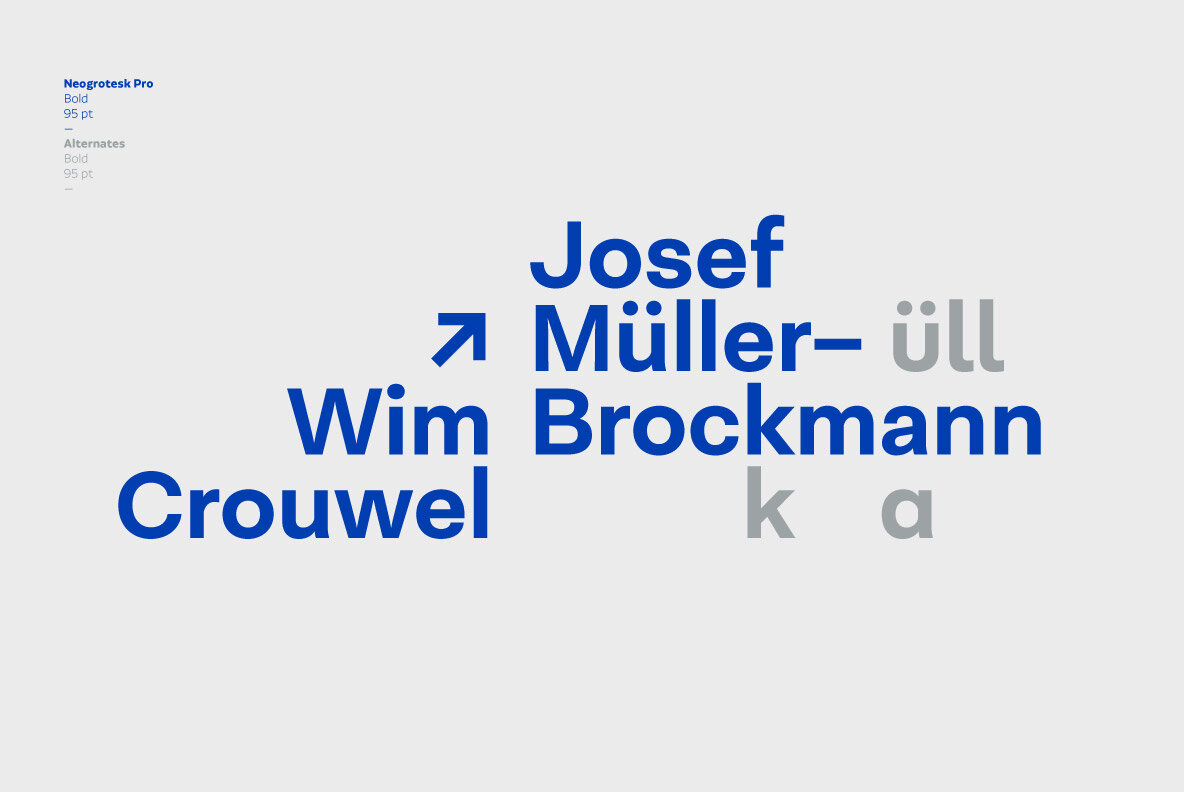 Neogrotesk Neogrotesk
