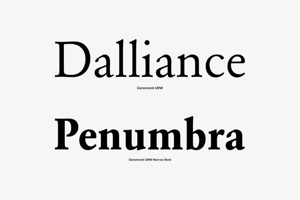 URW Garamond URW Garamond