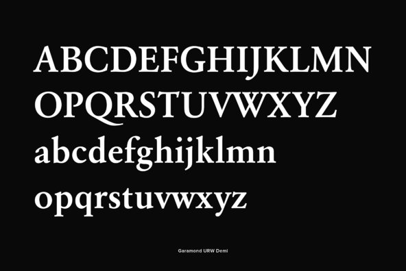 URW Garamond URW Garamond