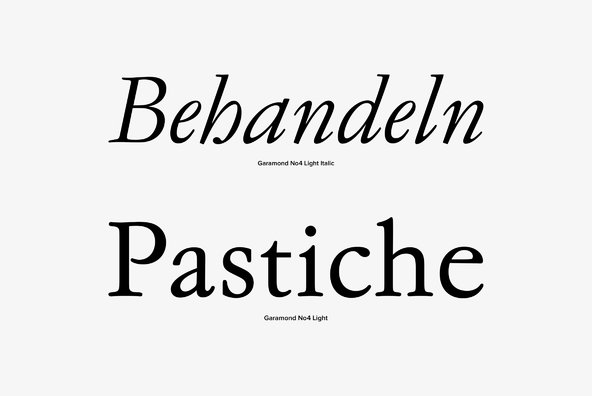 Garamond No 4 Garamond No 4