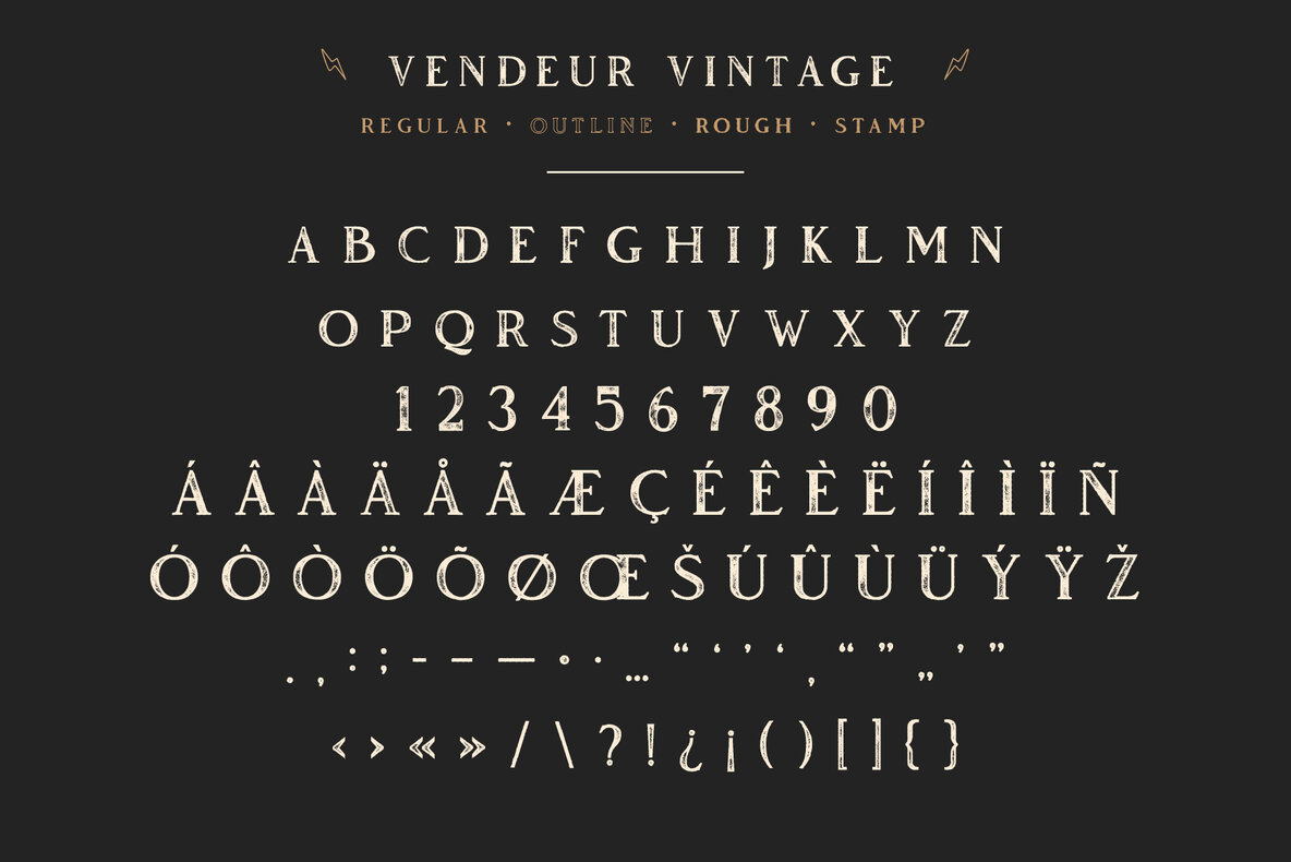 Vendeur Vintage Desktop Font A T Youworkforthem