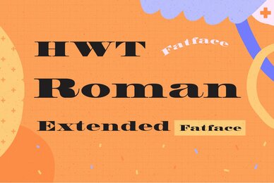 HWT Roman Extended Fatface