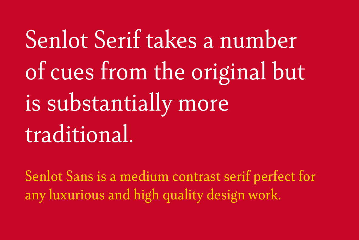 Senlot Serif 6