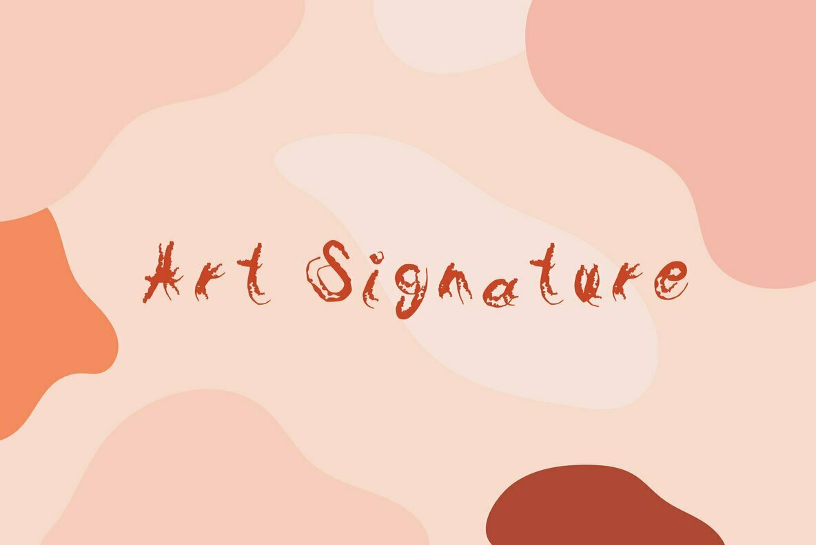 Art Signature Font