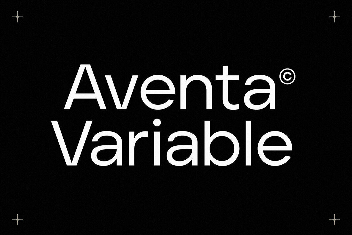 Aventa Variable Typeface Aventa Variable Typeface