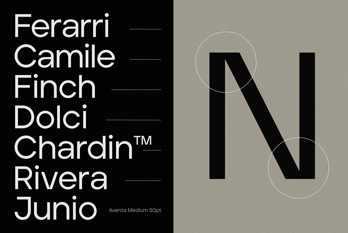 Aventa Variable Typeface Aventa Variable Typeface