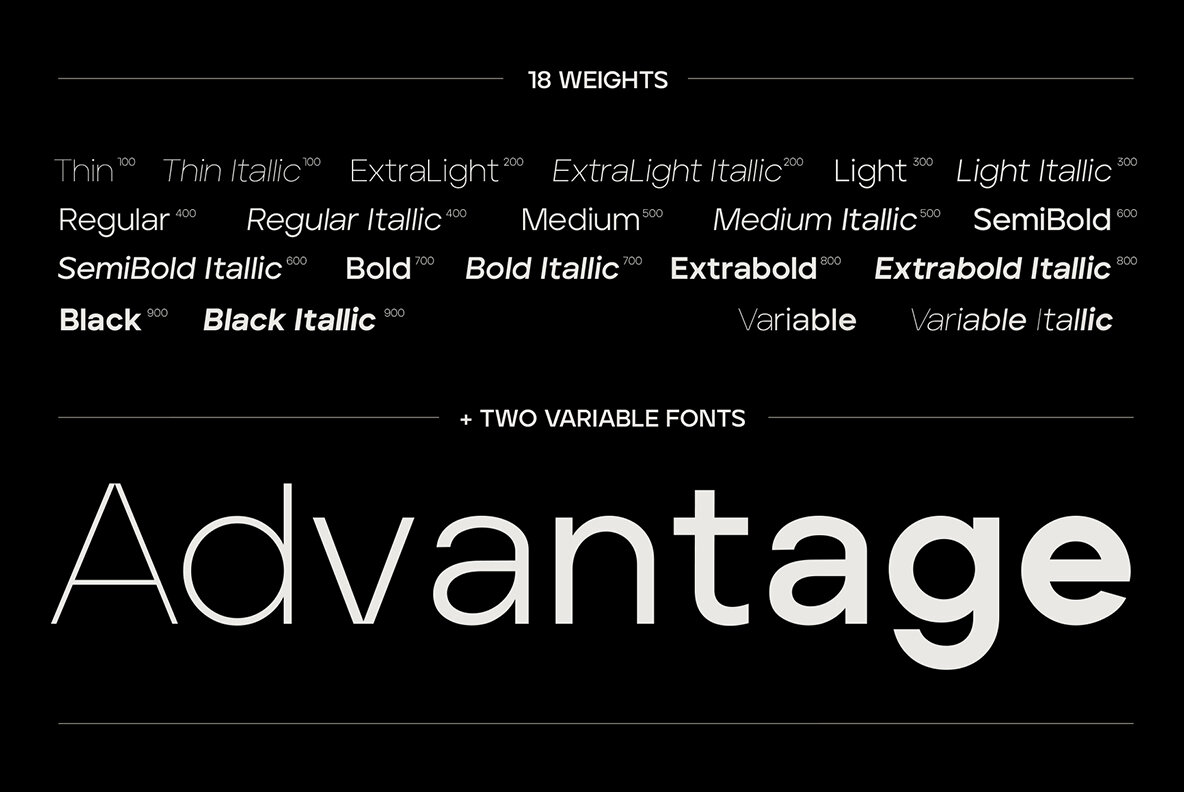 Aventa Variable Typeface Aventa Variable Typeface