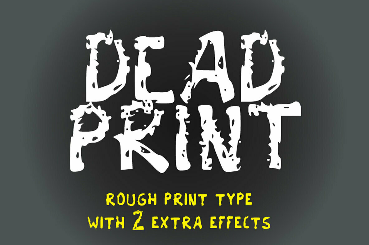 Dead Print Font