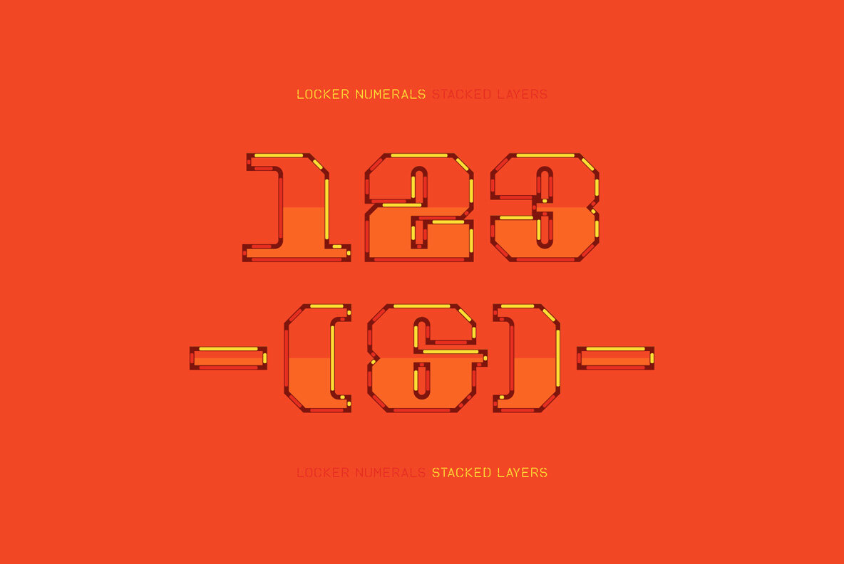 Locker Numerals 11