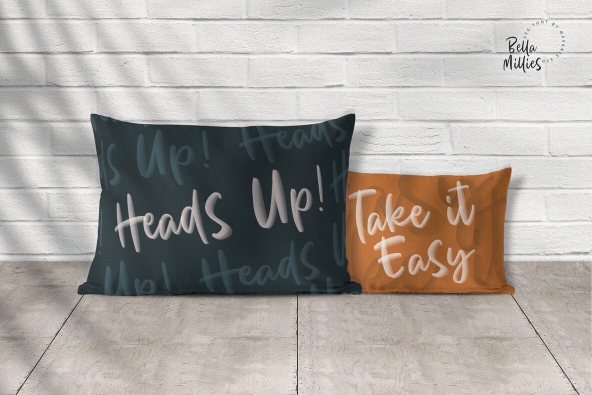 Bella Millies SVG Font 6