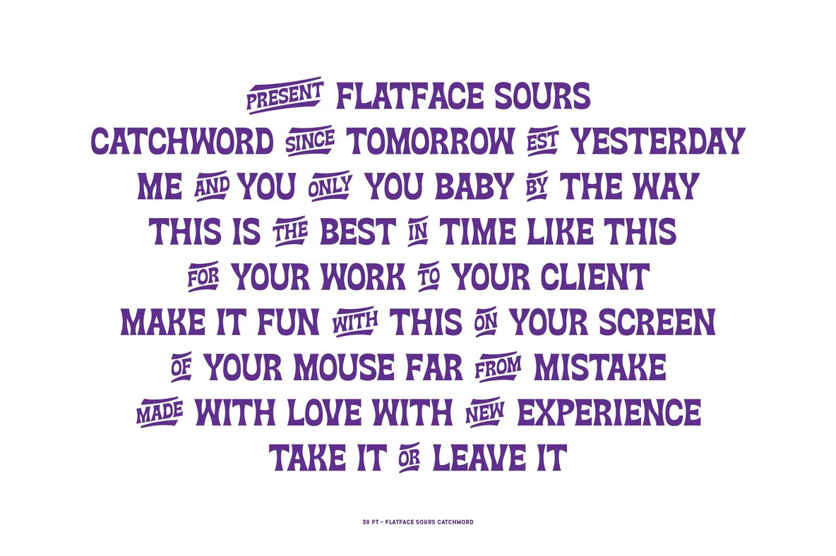 Flatface Sours Flatface Sours
