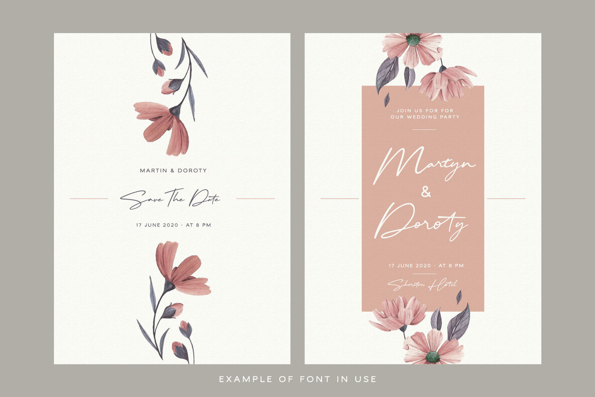 Malibu Sunset Font Duo Malibu Sunset Font Duo
