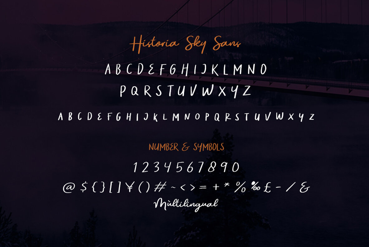 Historia Sky Font Duo 10