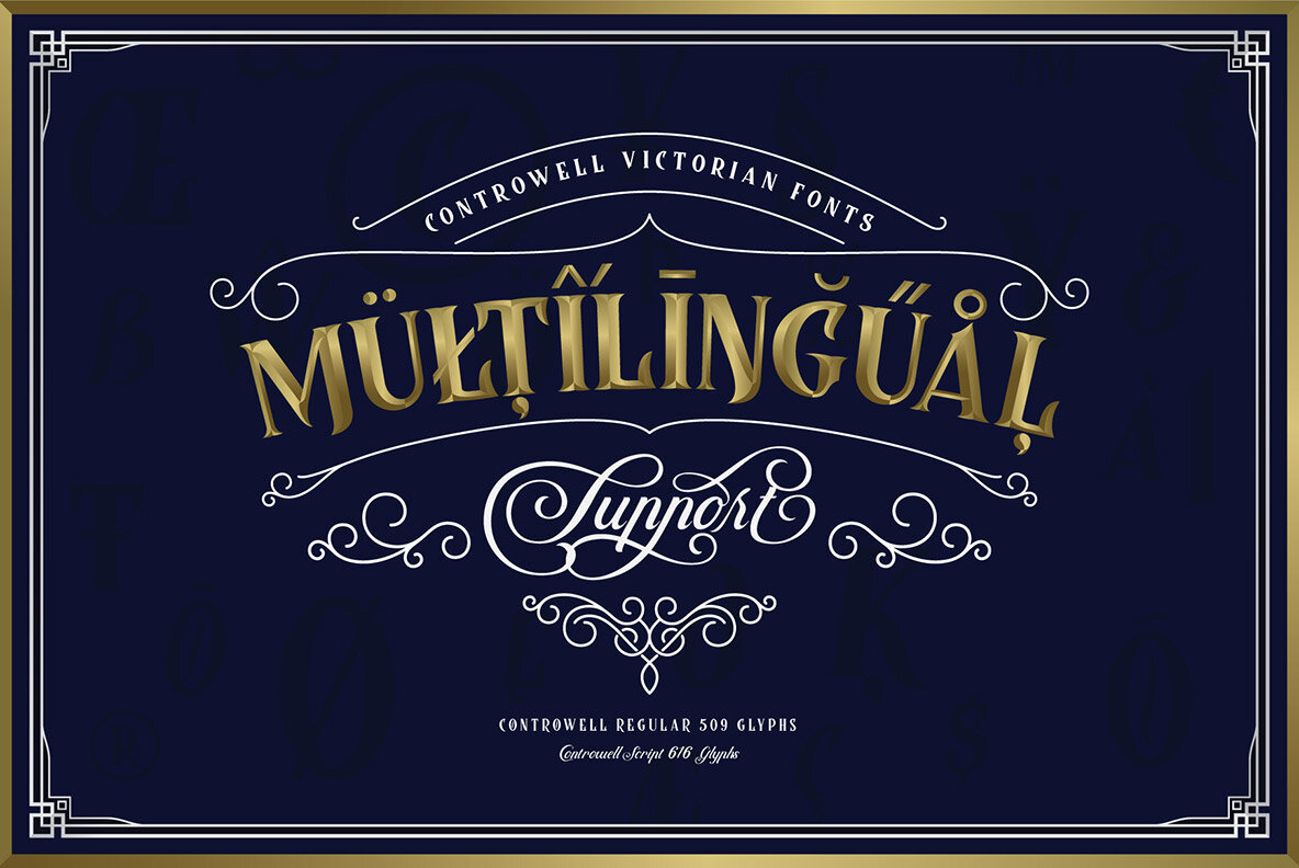 Controwell Victorian Typeface Controwell Victorian Typeface