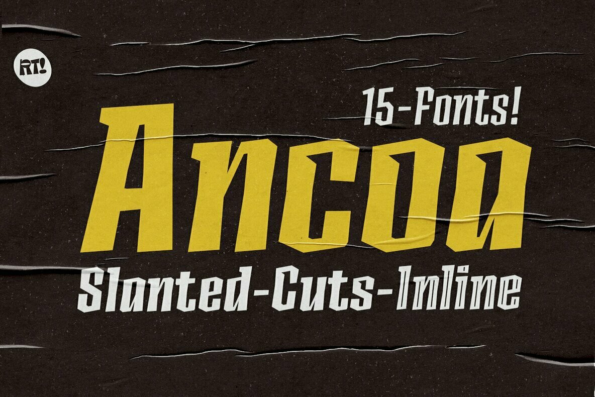 Ancoa Slanted Font