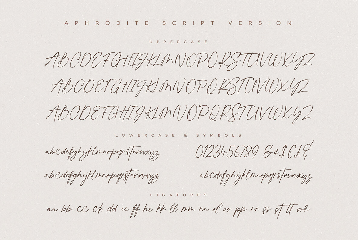 Aphrodite Font Duo Aphrodite Font Duo