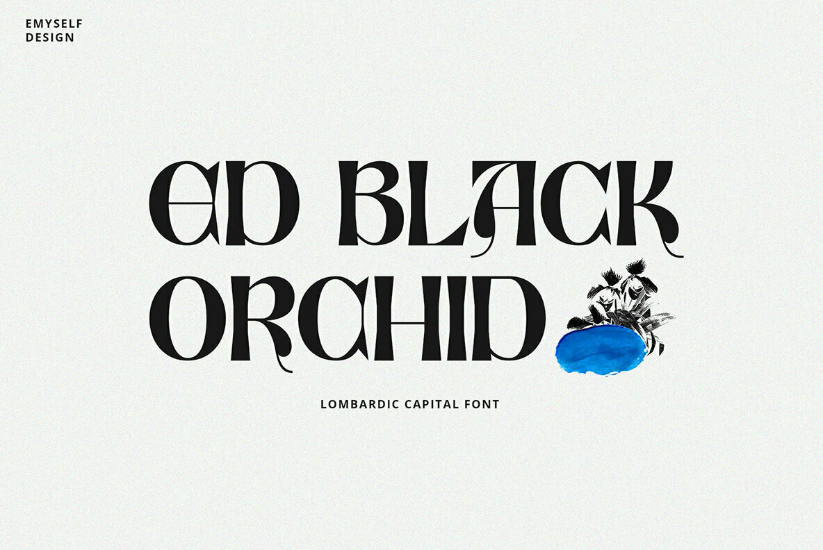 ED Black Orchid Font