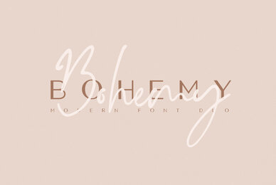 Bohemy Font Duo