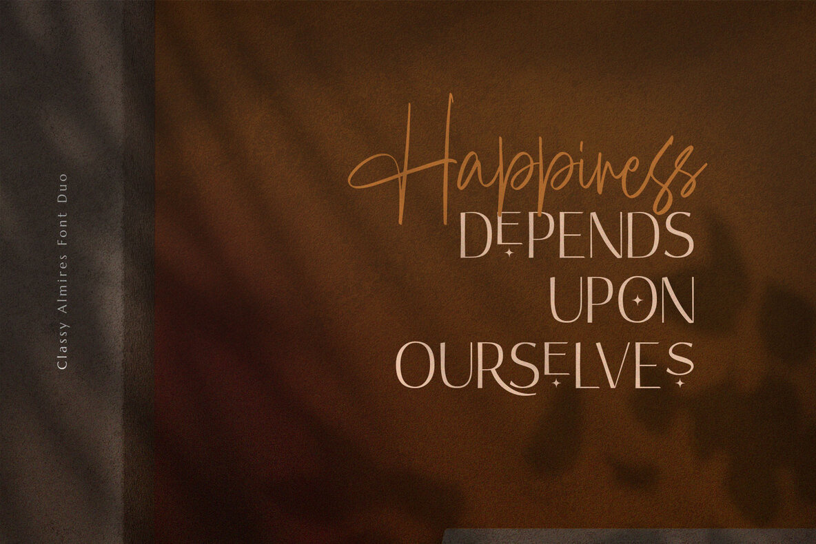 Classy Almires Font Duo 7