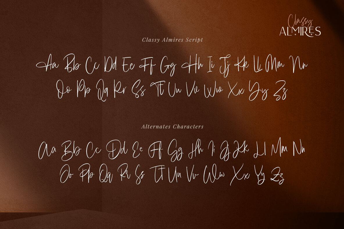 Classy Almires Font Duo 12