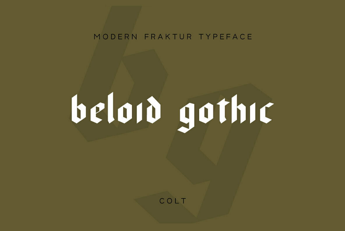 Beloid Gothic Font