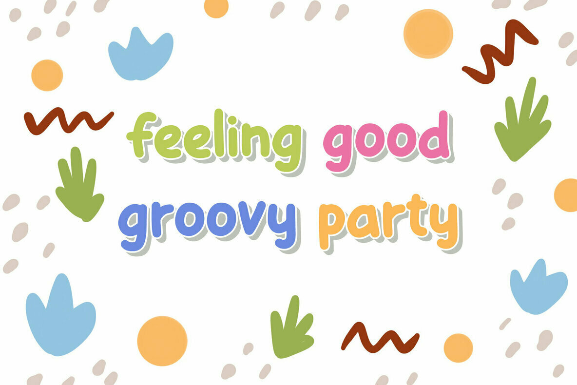 Kiddosy   Layered Display Font 2