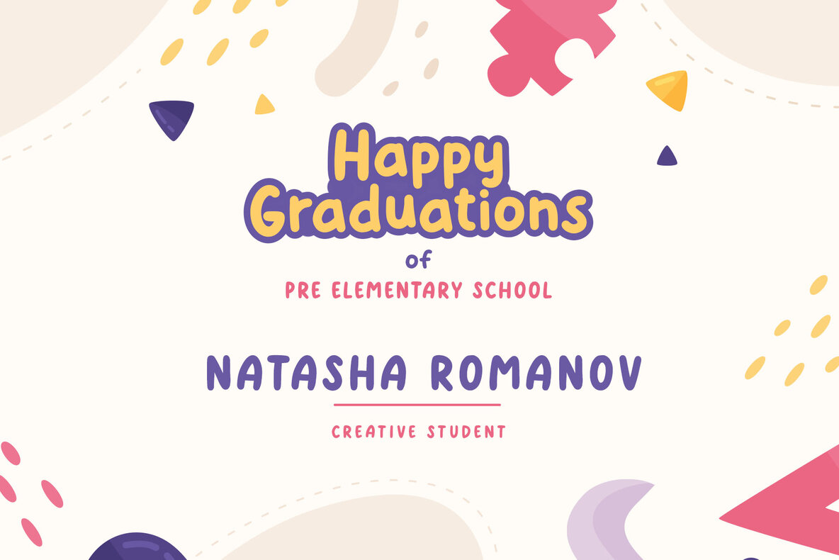 Kiddosy   Layered Display Font 6