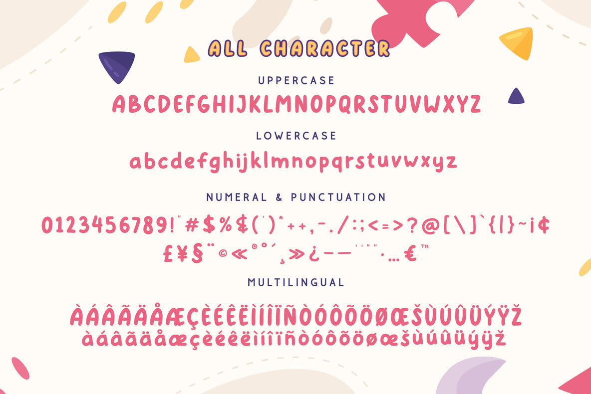Kiddosy   Layered Display Font 9