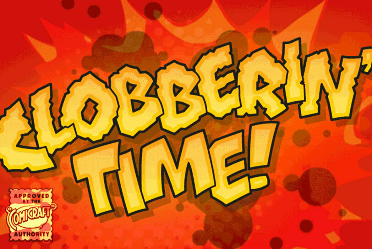 Clobberin Time Font