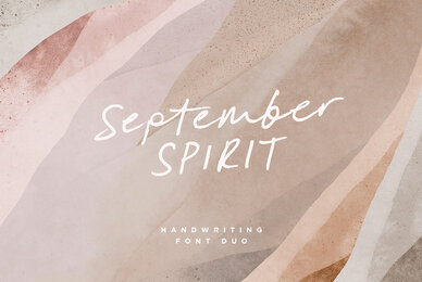 September Spirit Font Duo