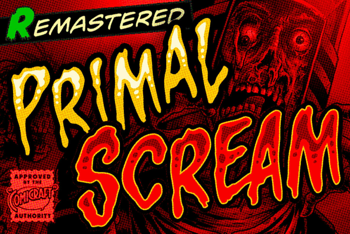 Primal Scream Font