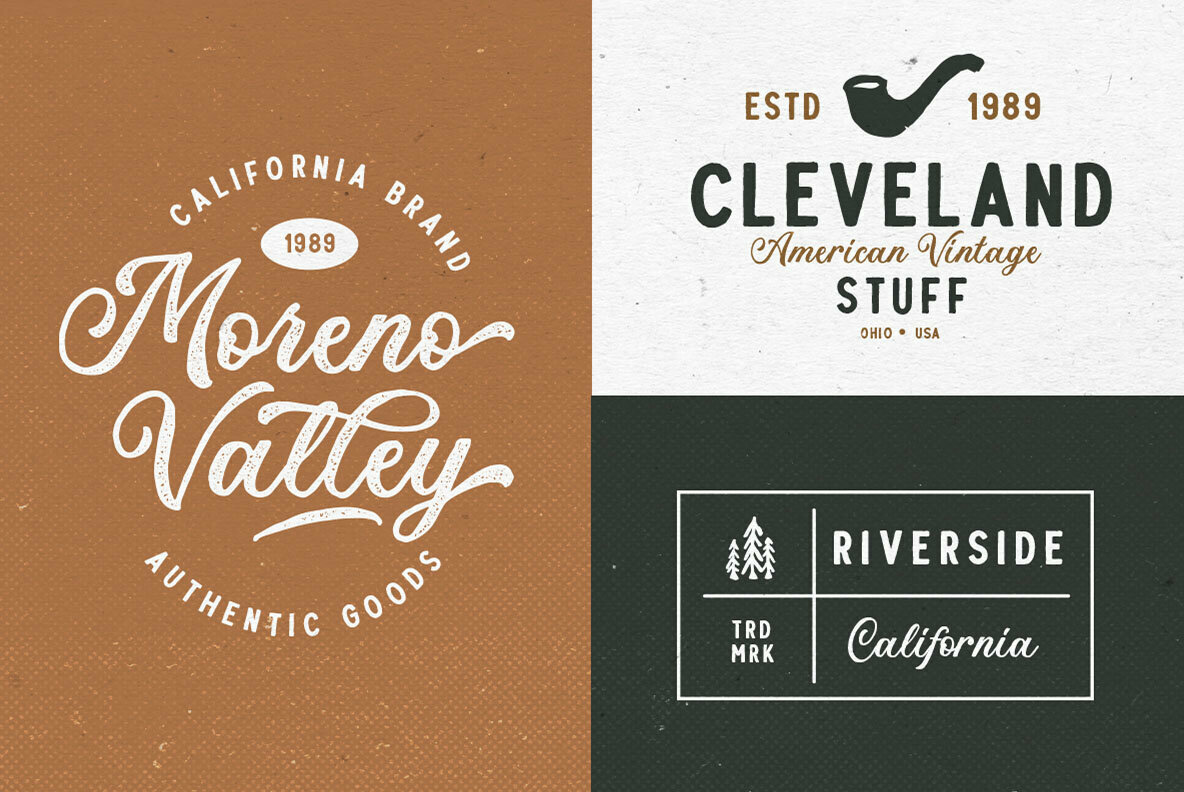 Troyline Font Duo Troyline Font Duo