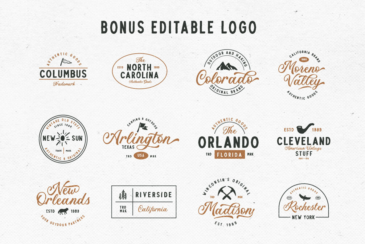 Troyline Font Duo Troyline Font Duo