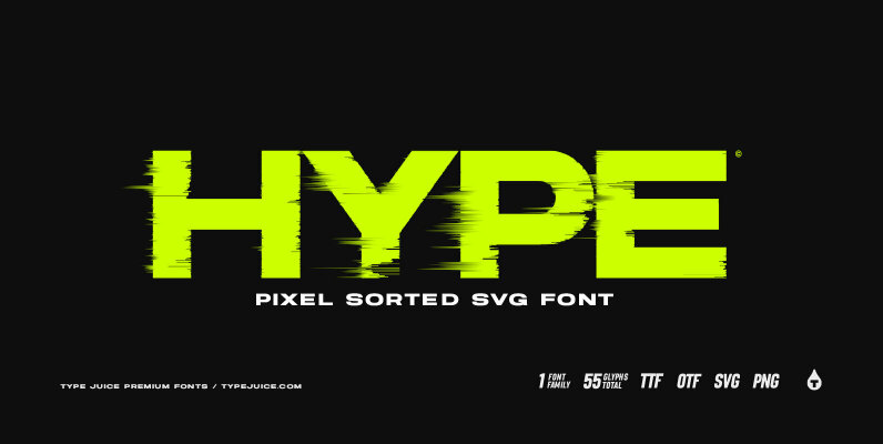 Hype SVG Font